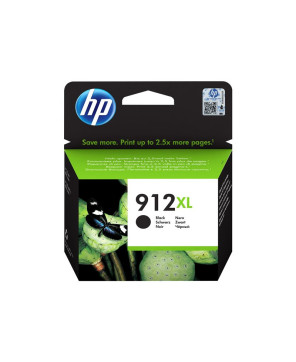 Tinteiro HP 912XL Alto Rendimento preto original para Officejet 80XX, Officejet Pro 80XX