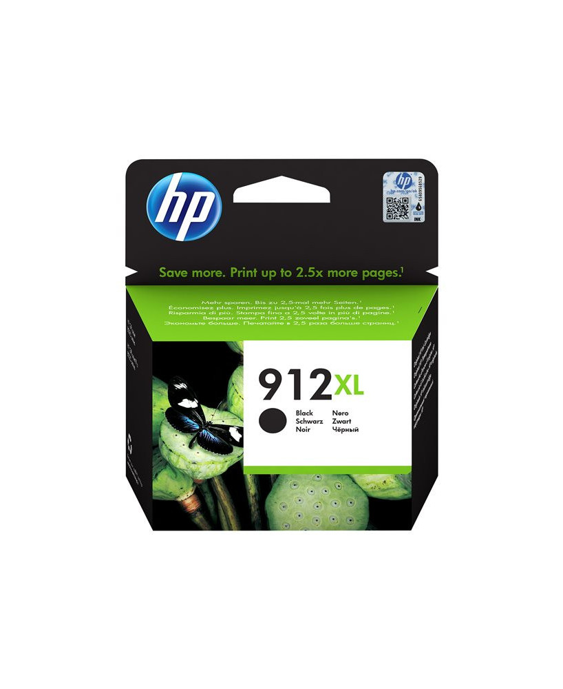 Tinteiro HP 912XL Alto Rendimento preto original para Officejet 80XX, Officejet Pro 80XX