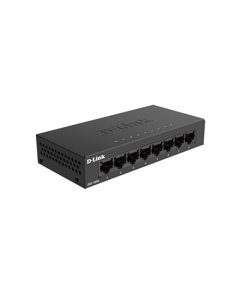 Switch D-Link DGS-108GL 8 Portas Gigabit sem gestão