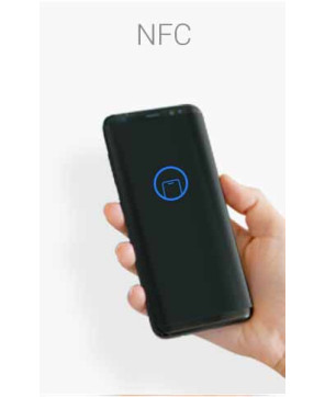 Terminal de control de acessos inteligente, compacto e elegante