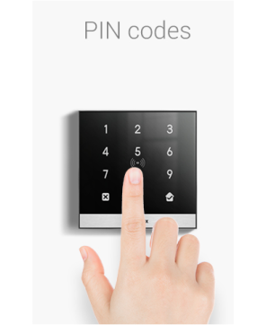 Terminal de control de acessos inteligente, compacto e elegante