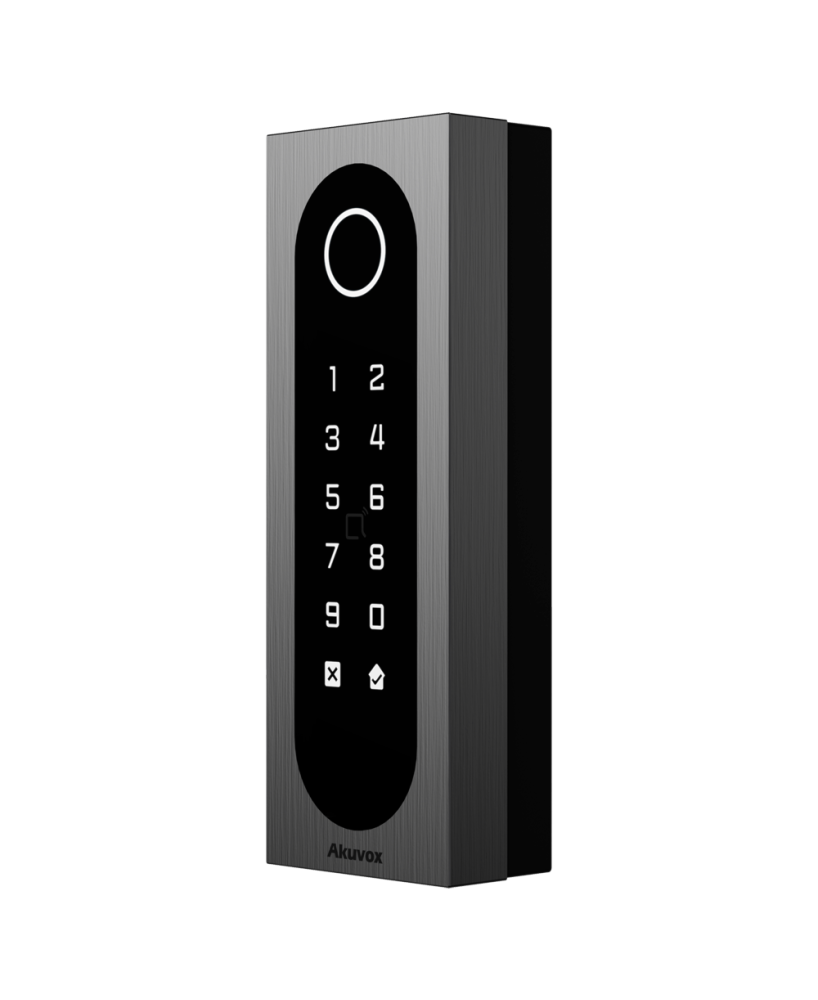Terminal de control de acessos por cartão, pin, QRcode e NFC