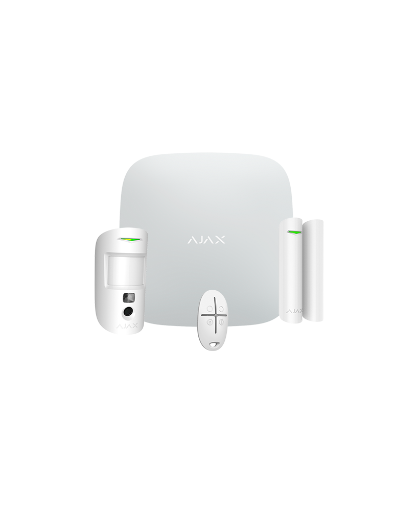 Kit de alarme Ajax com detector de movimento com camera