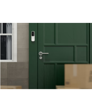 Campainha de vídeo com IA incorporada, sensor PIR e controlo através de apps