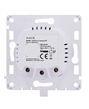 Mecanismo para interruptor de luz dupla inteligente