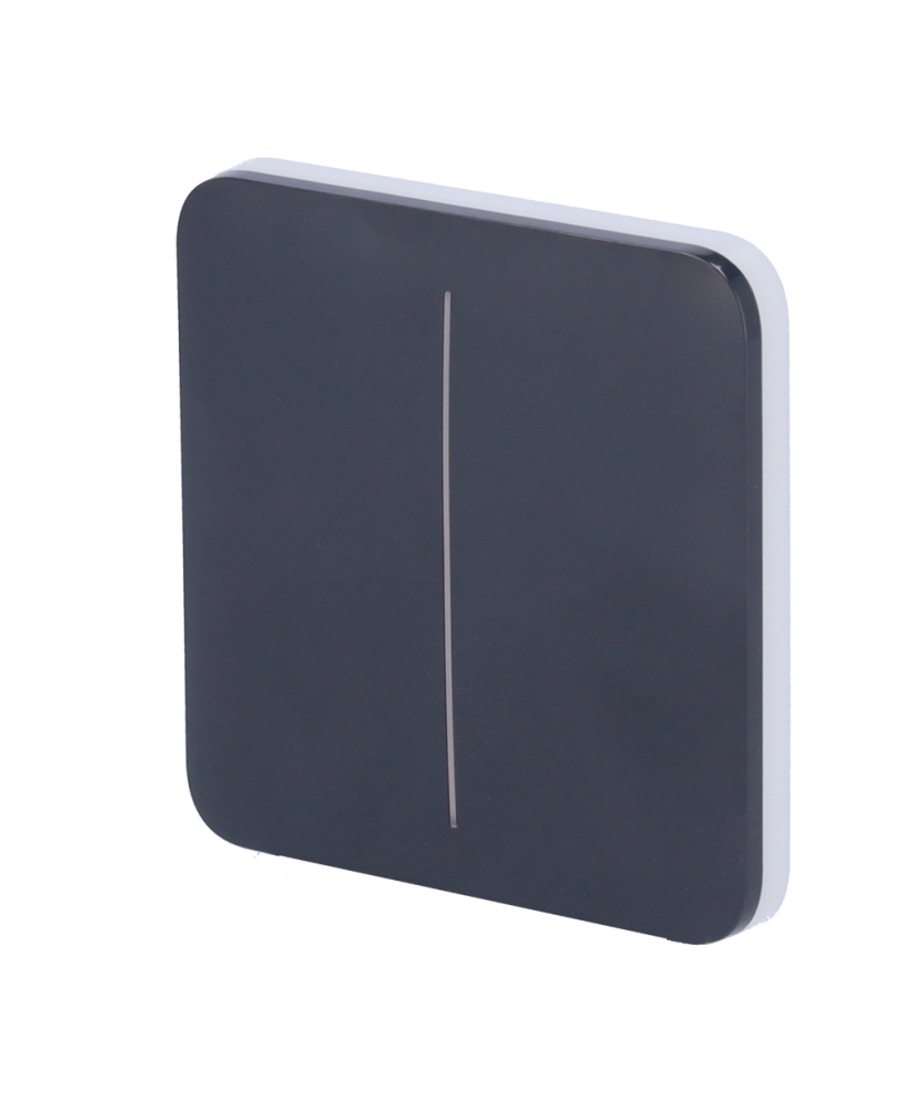 Painel táctil para interruptor de luz dupla