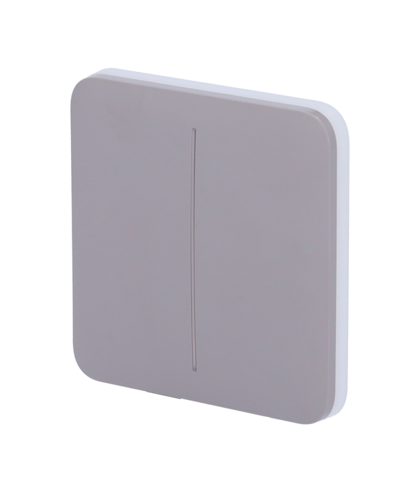 Painel táctil para interruptor de luz dupla