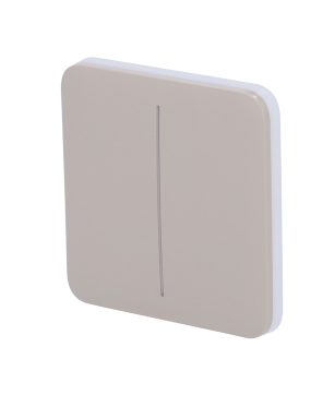 Painel táctil para interruptor de luz dupla