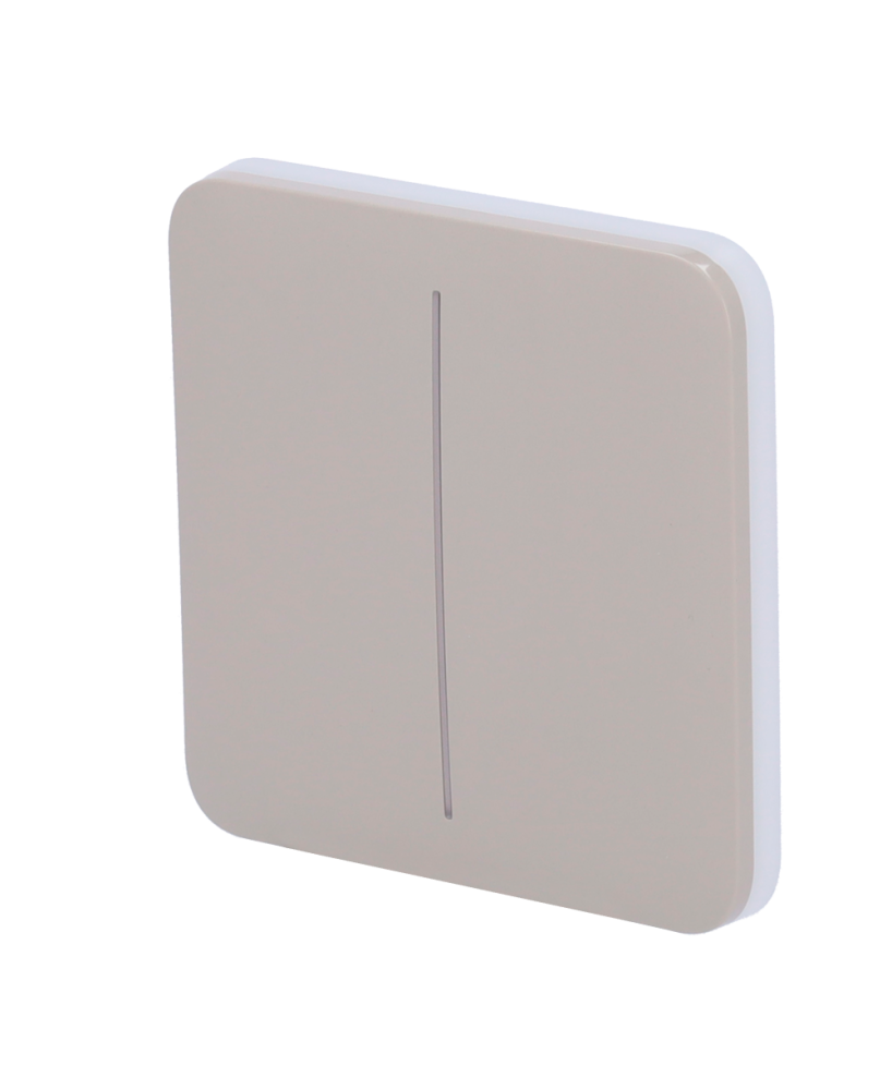 Painel táctil para interruptor de luz dupla