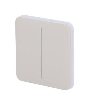 Painel táctil para interruptor de luz dupla