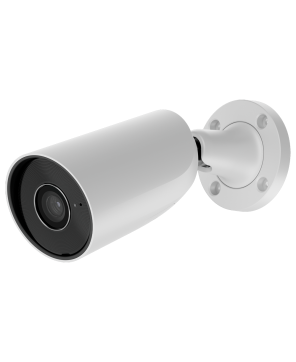 Câmara IP de segurança com fios alimentada por IA com um ângulo de visualização de 85°, IV, TrueWDR, microfone e PoE/12 V