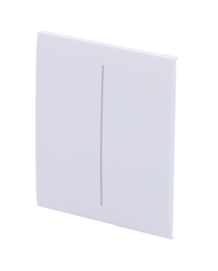 Panel táctil para interruptor de luz duplo, cor branco