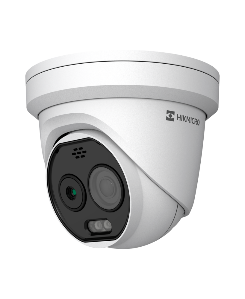 Camara Turret térmica Dual IP, lente 3.6mm Hikmicro